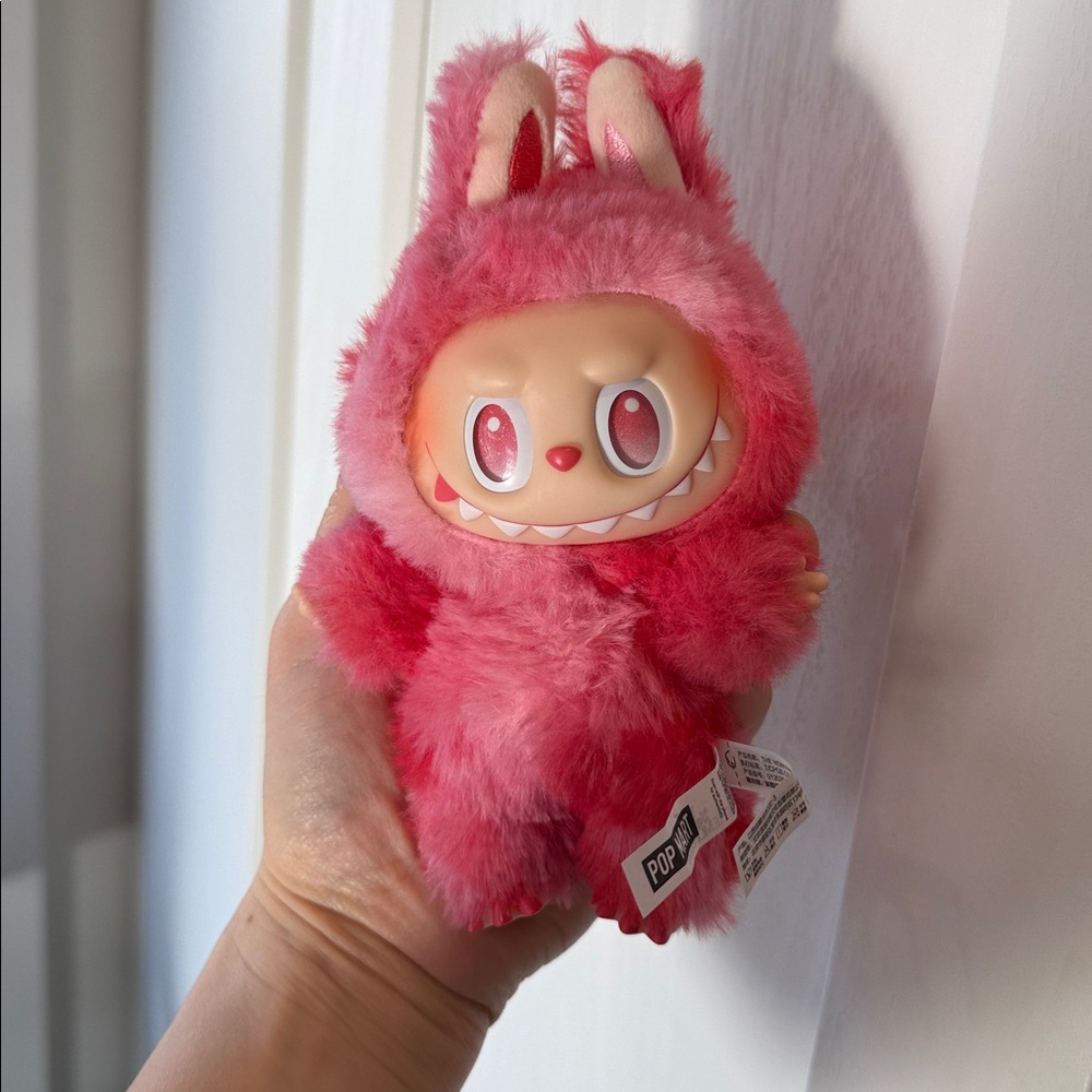 Pop Mart Labubu Love Plush Monster Keychain